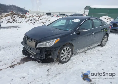 2017 Hyundai Sonata Sport из США, поврежденный, VIN 5NPE34AF3HH527679